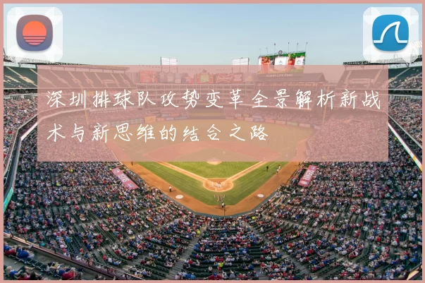 深圳排球队攻势变革全景解析新战术与新思维的结合之路