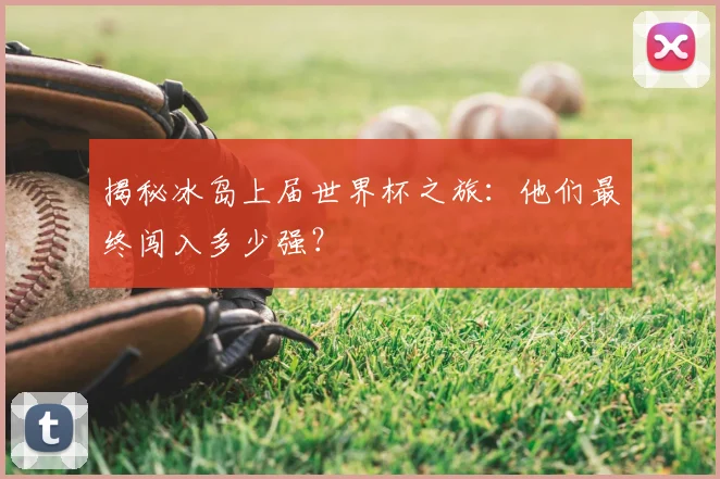 揭秘冰岛上届世界杯之旅：他们最终闯入多少强？